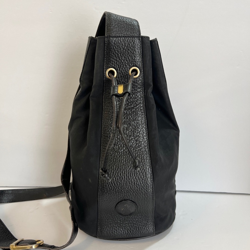 Mark Cross Black Leather Backpack